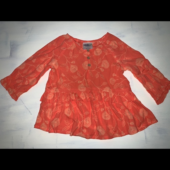 OshKosh 3/4 Sleeve Top 5t - Picture 1 of 3